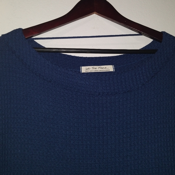 FREE PEOPLE North Shore Porcelain Blue Tunic - Picture 4 of 7